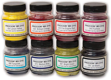 Jacquard Procion Tie Dye Powder 8-Color Set