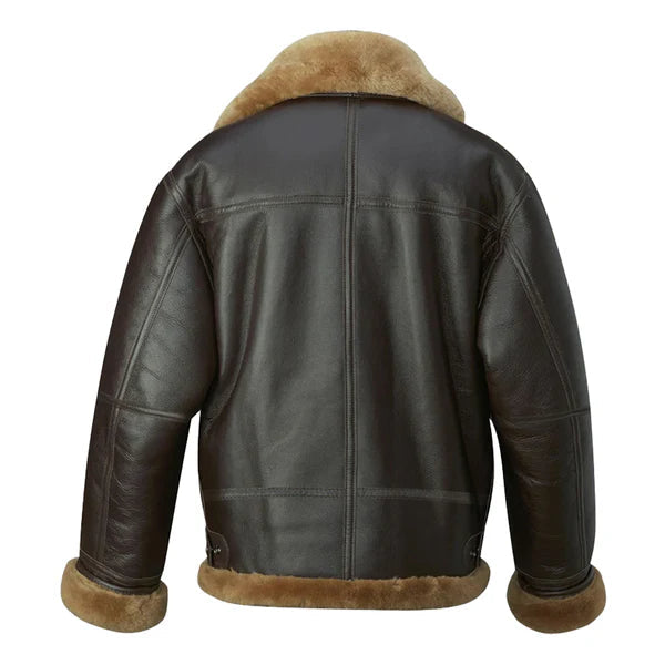 Boehne B3 Brown Leather Bomber Jacket