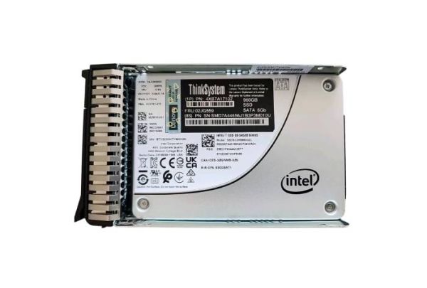 02JG559 - Lenovo 960GB SATA 6Gb/s Hot Swap Read Intensive 2.5-inch Solid State Drive (SSD) with Tray for ThinkSystem S4520