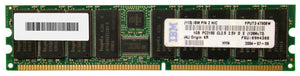09N4308 - IBM 1GB 266MHz DDR PC-2100 ECC Registered CL2.5 184-Pin DIMM 2.5V Dual Rank x4 Memory Module