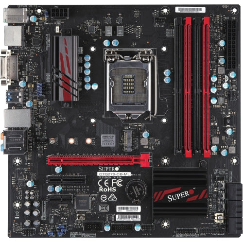 MBD-C7Q270-CB-ML-O - SuperMicro Micro ATX System Board (Motherboard) with Intel Q270 Chipset CPU