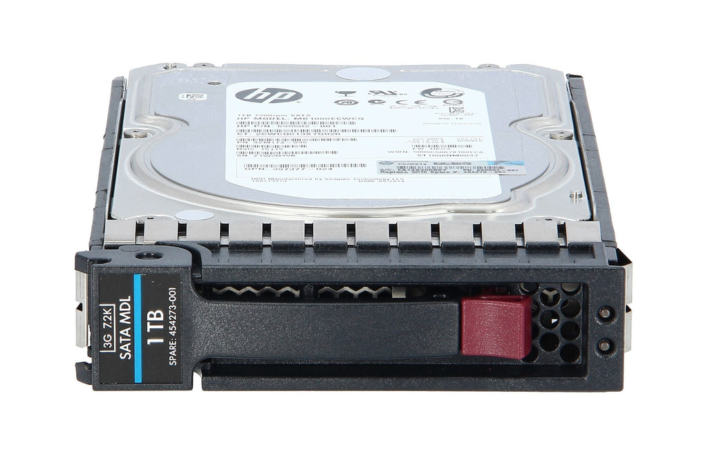 454146-B21 - HP 1TB SATA 3Gb/s Hot Swap Midline 7200RPM 3.5-Inch Internal Hard Drive with Tray for MSA
