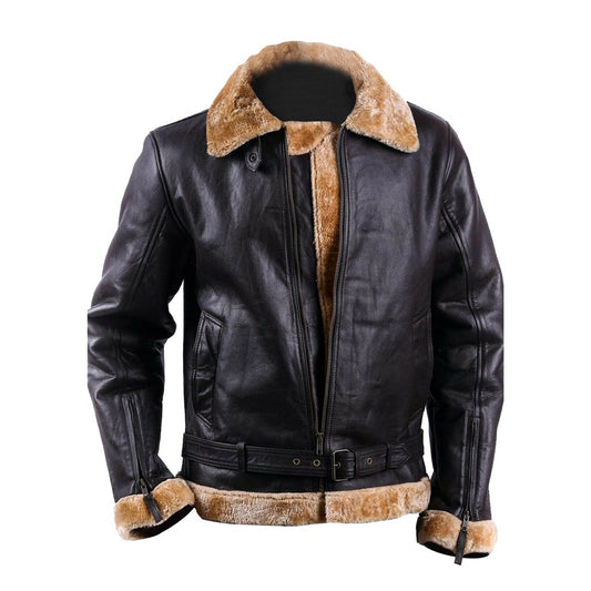 Men's B3 Faux Shearling Sword Leather Jacket