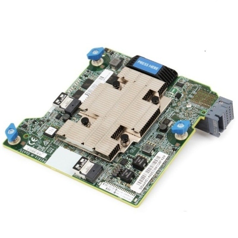 804430-002 - HPE Smart Array P416ie-m SR G10 16-Ports SAS 12Gb/s PCI-Express 3.0 x8 0 1 5 6 10 50 60 1 10 Mezzanine RAID Controller