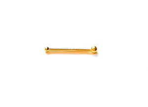 MoonliDesigns Nose Stud Gold 1mm-Tiny Nose Bone Stud Piercing-Tiny Ball Nose Bone Gold 22 Gauge