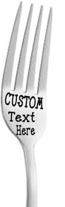 Customized Fork - Custom Fork - Personalized Silverware - Custom Engraved Fork - Personalized Serving Fork