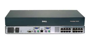 F622J - Dell PowerEdge 180AS 8-Ports 1GbE Ethernet Desktop KVM Console Switch