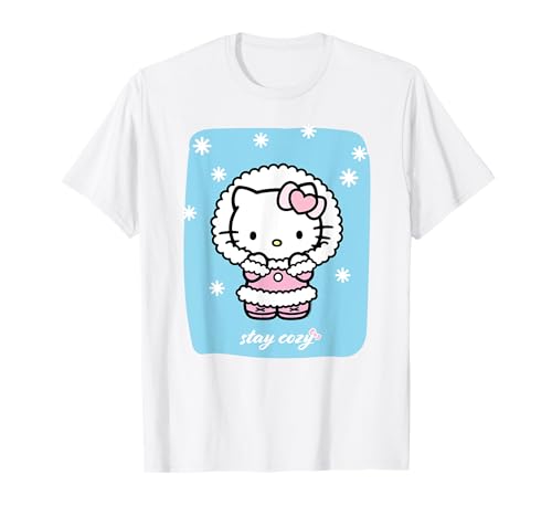 Hello Kitty Holiday Stay Cozy Tee Shirt T-Shirt