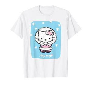 Hello Kitty Holiday Stay Cozy Tee Shirt T-Shirt