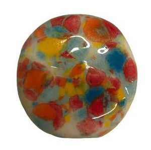 Ceramic Stone Pastel Multicolored Effect Unique Bead Neckace Jewelry