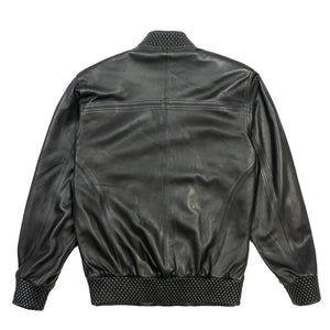 Men's Black Basic Leather jacket