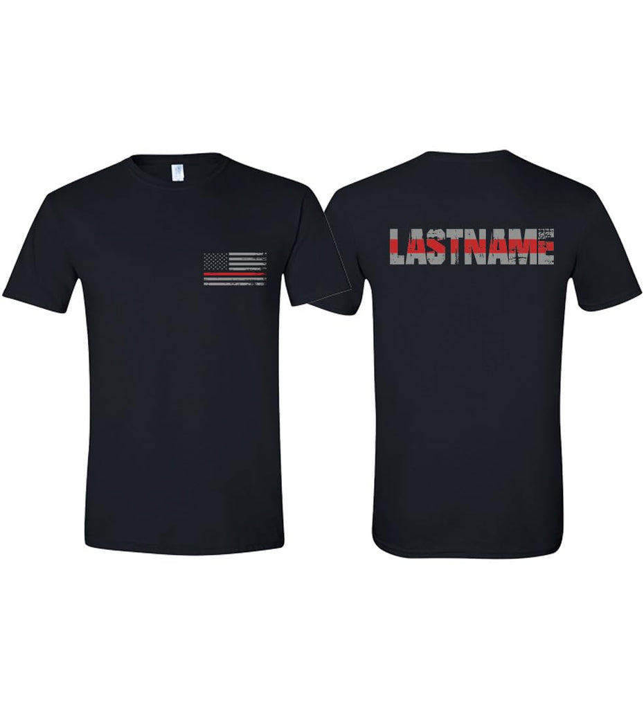 Personalized Firefighter Shirt for Men and Women Custom Fire Department Shirts Fire Rescue Shirt with Name Firefighter Gifts