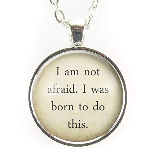 CellsDividing Joan Of Arc Quote Necklace