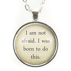 CellsDividing Joan Of Arc Quote Necklace