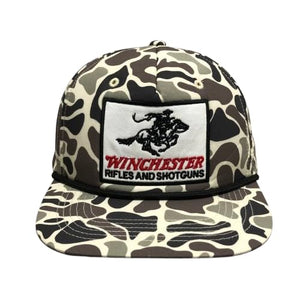 Winchester vintage camo SnapBack hat, Hunting hat, Trucker Hat, Gift for Him