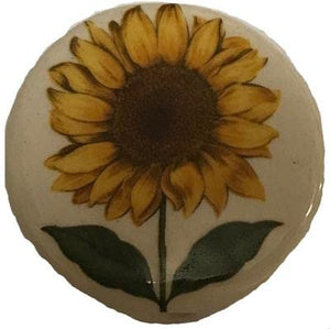 Ceramic Stone Sunflower Design Bead Neckace Jewelry