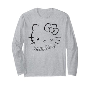 Hello Kitty Winking Long Sleeve T-Shirt
