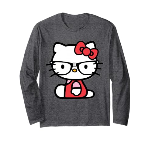 Hello Kitty Nerd Glasses Long Sleeve Shirt Long Sleeve T-Shirt