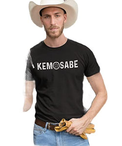 the lone ranger, KEMOSABE shirt, vintage radio tee, tonto, Unisex men's Screen printed, western wild west cowboy cool design outdoor FRIENDS