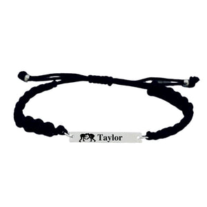 Personalized Wrestling Gift, Engraved Wrestling Adjustable Rope Bracelet, Wrestling Jewelry, Wrestler Gift Wrestling Team Gift