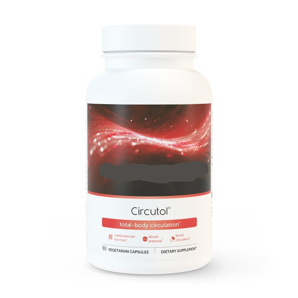 Supplement bottle labeled 'Circutol' by EcoNugenics on a white background