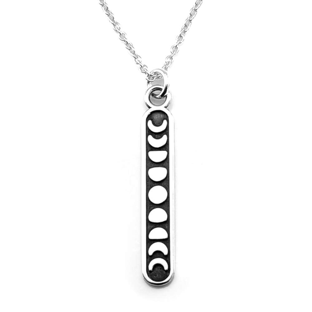 KEVIN N ANNA Sterling Silver Moon Phase Charm Necklace, 18"