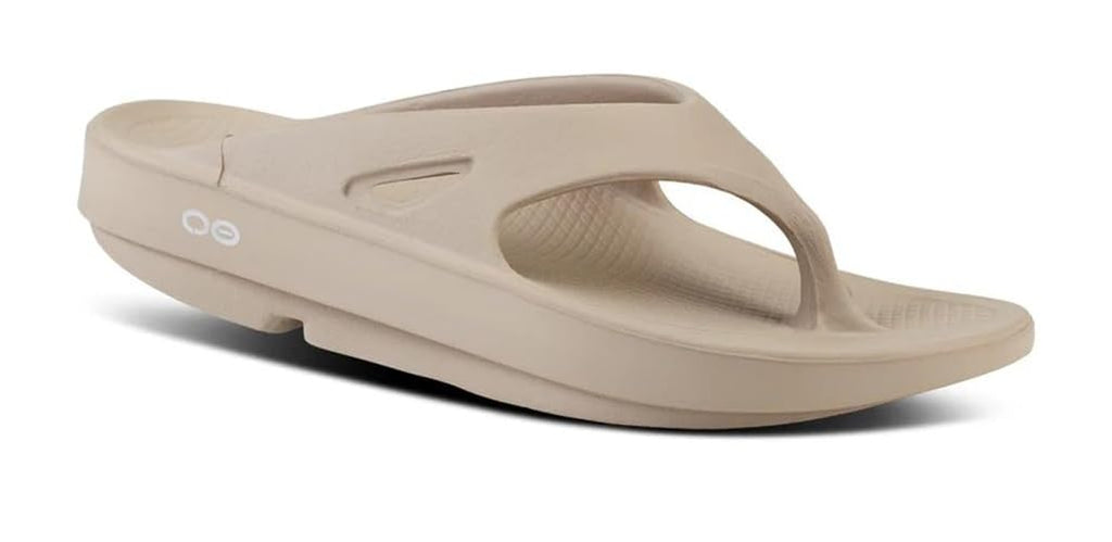 OOFOS OOriginal Recovery Sandal - Women’s and Men’s (Nomad Beige, US Footwear Size System, Adult, Women, Numeric, Medium, 9)