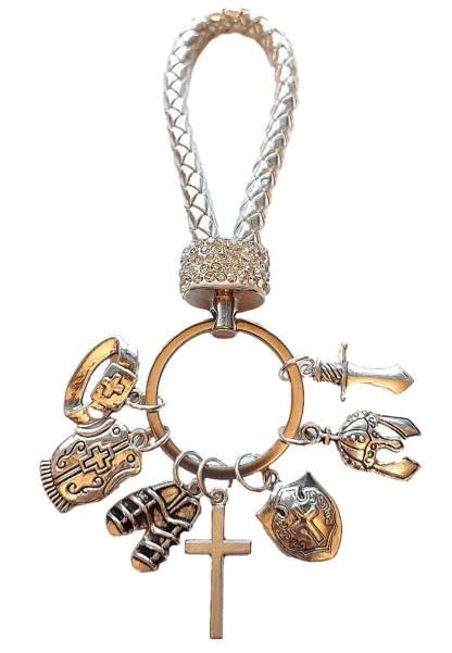 Women's Handmade Christian Armor of God Keychain