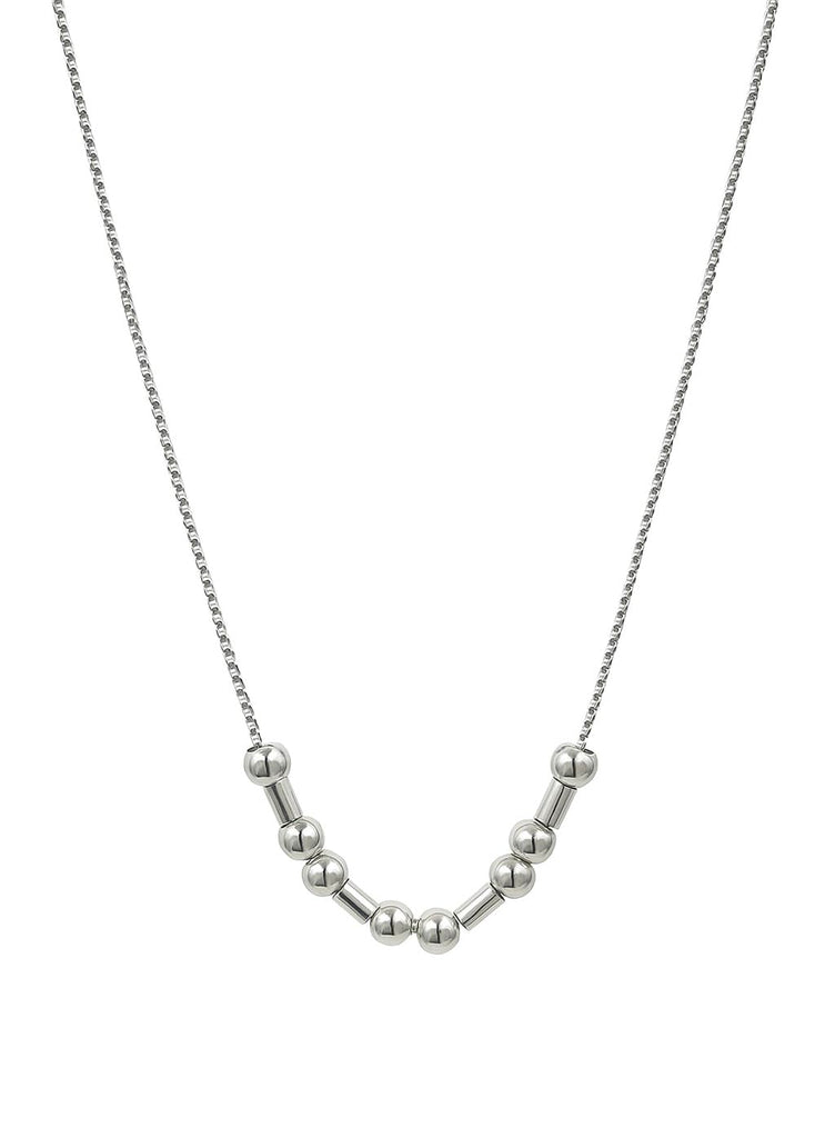 Blue Beckett Sterling Silver Morse Code CUSTOM/CHOICE of WORD Necklace