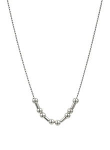 Blue Beckett Sterling Silver Morse Code CUSTOM/CHOICE of WORD Necklace