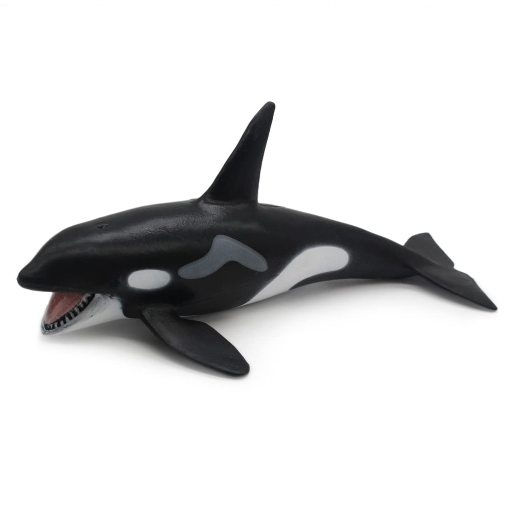 SmilerSmile Solid Sea Animals Educational Toys,Simulation Ocean Shark Sea Creature Toy for Toddlers Kids (Killer Whale)