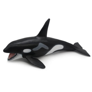 SmilerSmile Solid Sea Animals Educational Toys,Simulation Ocean Shark Sea Creature Toy for Toddlers Kids (Killer Whale)