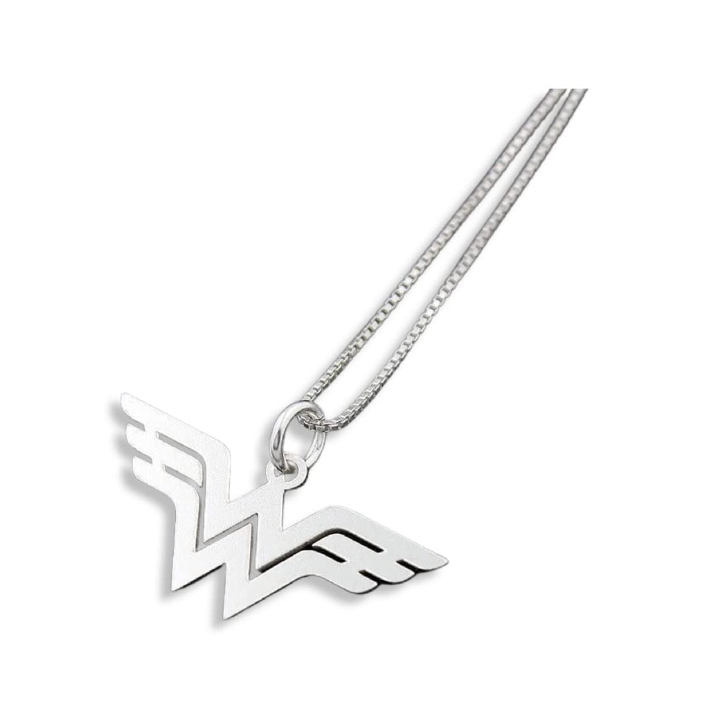 Necklace Handmade Dainty Delicate necklace sterling silver symbol - super hero - gift for women - girl jewelry - strong woman amazing mom gift