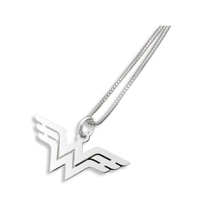 Necklace Handmade Dainty Delicate necklace sterling silver symbol - super hero - gift for women - girl jewelry - strong woman amazing mom gift