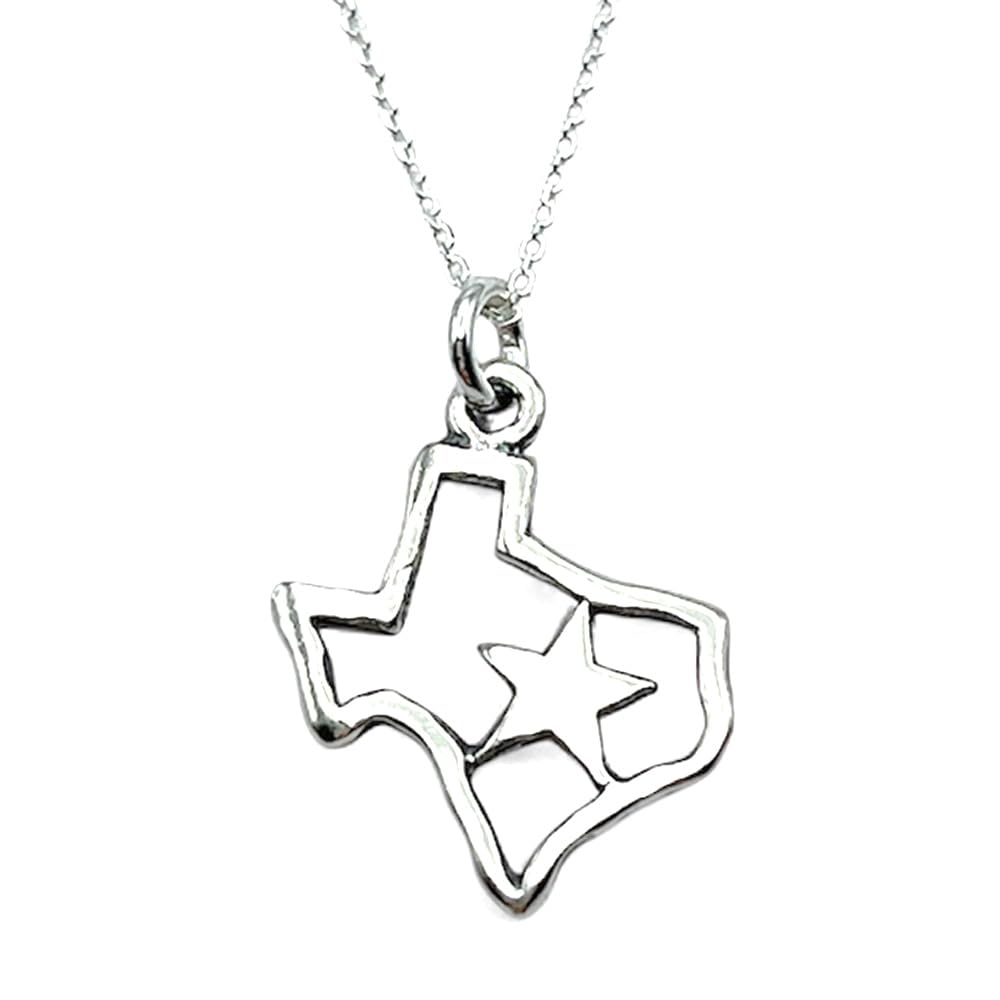 KEVIN N ANNA Sterling Silver Texas Charm Necklace, 18"