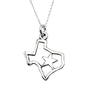 KEVIN N ANNA Sterling Silver Texas Charm Necklace, 18"