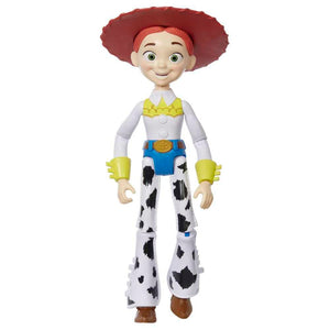 Mattel Disney and Pixar Toy Story Large Action Figure, Posable Jessie Collectible in Signature Cowgirl Look with Removable Hat, 12-inch Scale