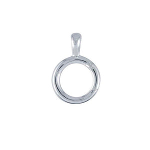 Radiant Jewel Studio Sterling Silver Hinged Charm Holder Pendant, 13.5mm, Mix and Match Multiple Charms