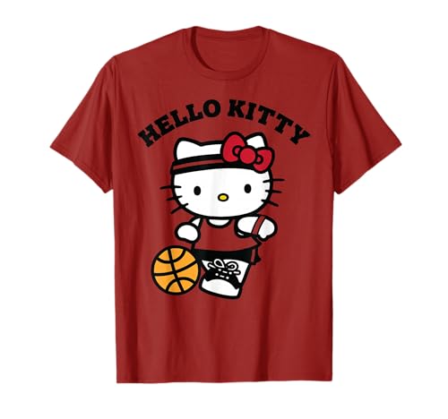 Hello Kitty Unisex Kids Basketball T-Shirt, Blue, Small
