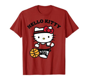 Hello Kitty Unisex Kids Basketball T-Shirt, Blue, Small