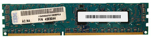 43X5044 - IBM 1GB 1333MHz DDR3 PC3-10600 ECC Registered CL9 240-Pin DIMM 1.5V Single Rank x8 Memory Module