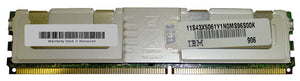 43X5061 - IBM 4GB 667MHz DDR2 PC2-5300 ECC Fully Buffered CL5 240-Pin DIMM 1.8V Quad Rank x8 Memory Module