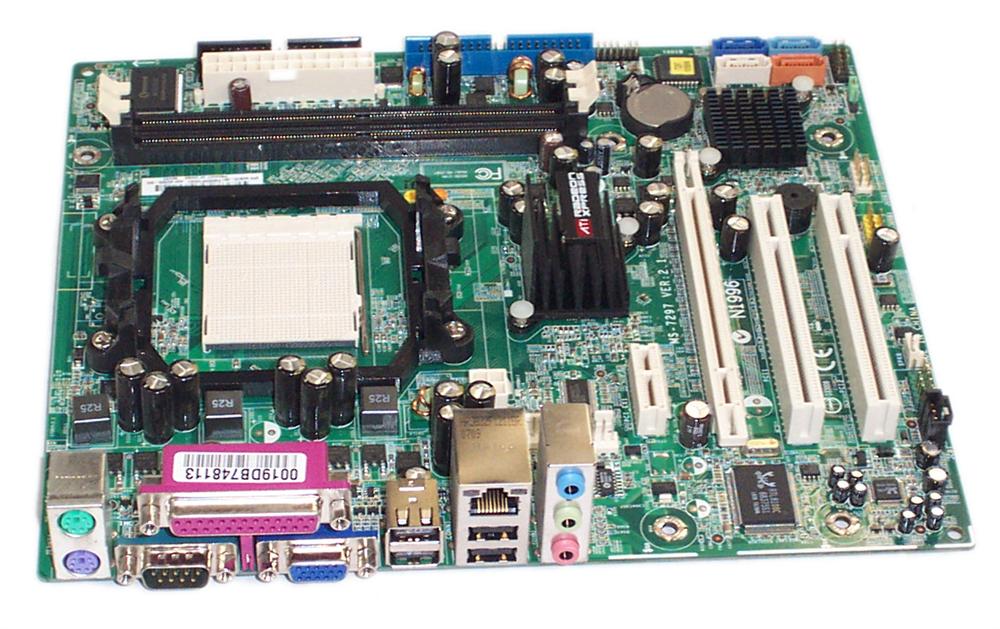 443670-001 - HP MSI Ver. 2.1 Socket-AM2 Motherboard Without Back Plate