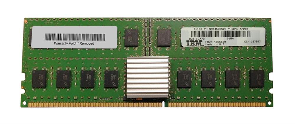 45D6529 - IBM 8GB 400MHz DDR2 PC2-3200 ECC Registered CL3 240-Pin DIMM (LC) Memory Module