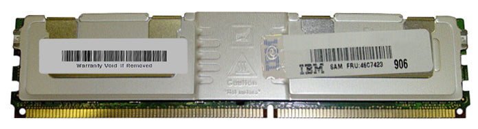33R9141 - IBM 2GB (2x 1GB) 400MHz DDR2 PC2-3200 ECC Registered CL3 240-Pin DIMM 1.8V Single Rank x4 Memory Module