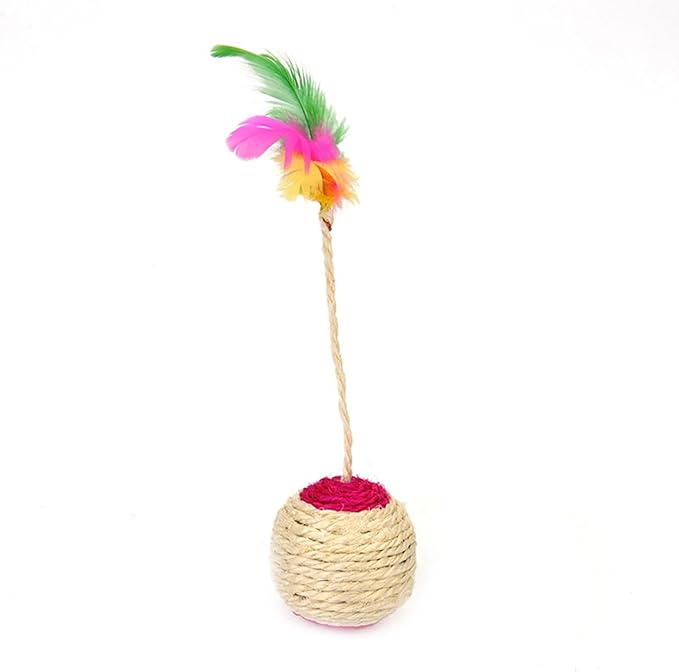Sisal Rope Toy Scratching Toy for Kitten Cats Teaser Scratcher Toy Supplies New Year