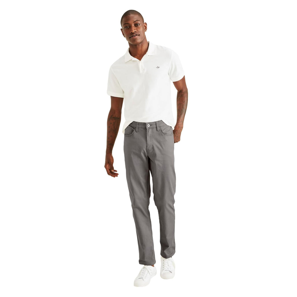 Dockers® Men's Jean Cut Straight Fit with All Seasons Tech™, Burma Grey, 36W x 34L
