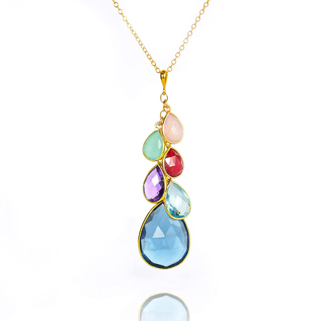 Tree of Life Necklace – A Modern Birthstone Necklace for Women | Personalized Gigi Gifts for Grandma | Sterling Silver, Gold | New Grandma Gifts | Pregnancy Announcement for Grandparents [TrDCS-L/M/S]