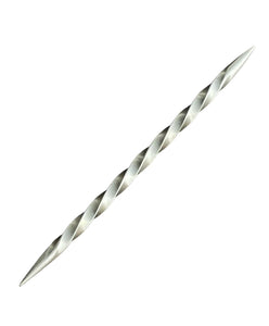 Sterling Silver Cowboy Toothpick – Handmade Twisted Metal Hat Pin – Western Hat Decor .925 Silver – 1 Count