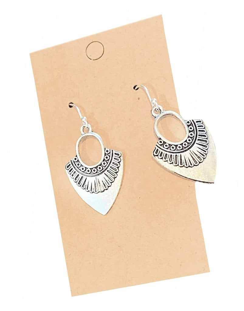 Filigree Arrowheads on Sterling Silver Earrings